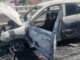Policías Viales de Aguascalientes atendieron el reporte de vehículo incendiándose sobre Avenida Aguascalientes