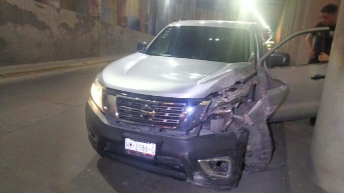 Policías Viales de Aguascalientes atendieron el reporte de accidente que se registró en Avenida Adolfo López Mateos