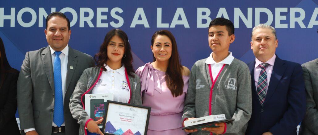 Estudiantes de Asientos ganan Festival Académico nacional de CECyTES; Tere Jiménez reconoce su esfuerzo