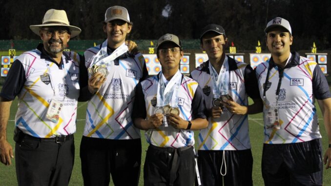 Nueve Medallas para Aguascalientes en Tiro con Arco en los Juegos Nacionales CONADE 2024