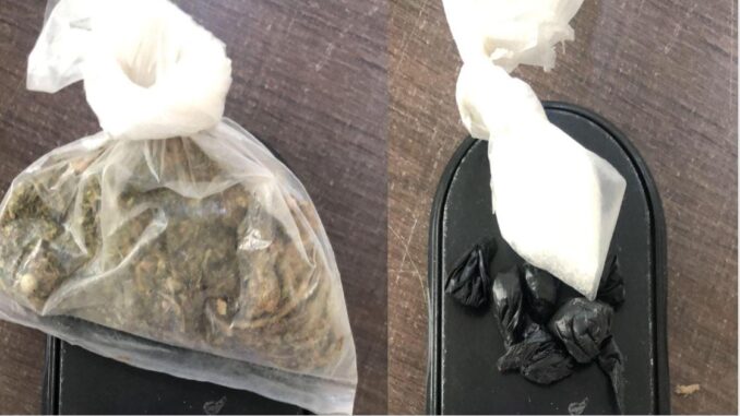 Persona detenida por posesión de droga