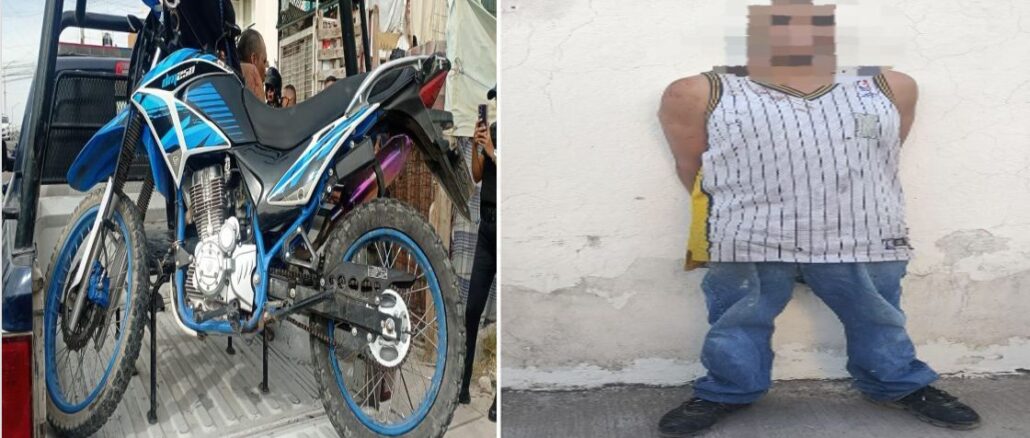 Policías Municipales de Aguascalientes detienen a una persona en el Ex Ejido El Riego, por el probable delito de robo