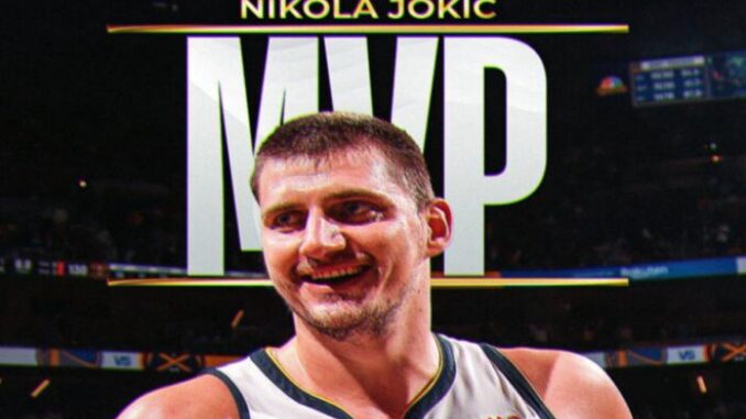 NBA: Nikola Jokic suma su tercer nombramiento como MVP 