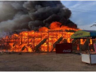 Yucatán: Se incendia ruedo de toros el día de su corrida inaugural