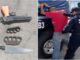 Policías Municipales de Aguascalientes detienen a sujeto en poder de un cuchillo, dos manoplas de metal y una pistola réplica de plástico