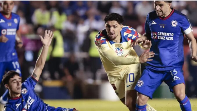 Cruz Azul y América empatan en la ida; final se definirá en el Azteca