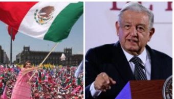 AMLO asegura que Marea Rosa no fue la primer marcha en su contra; hace 20 años que hay campaña politiquera