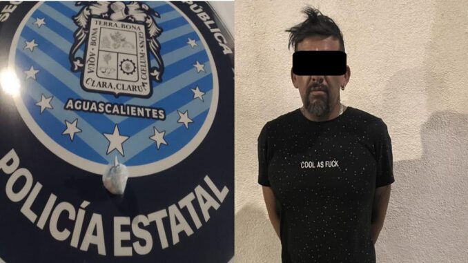 Persona detenida por posesión de droga