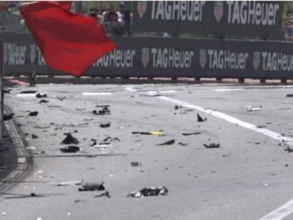 Bandera roja en Mónaco por accidente de "Checo" con los Haas