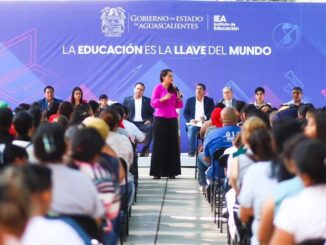 Con educación construimos un mejor Aguascalientes: Tere Jiménez