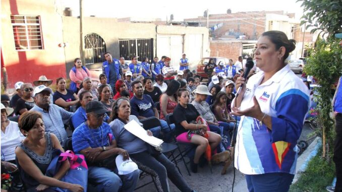 Moni Becerra llama a acudir a las urnas este 2 de junio para consolidar un Aguascalientes de Primera