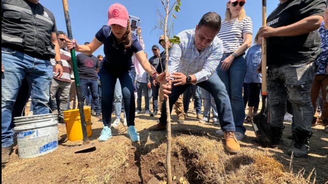 Gobierno del Estado y Municipio Capital encabezan Jornada de reforestación en ex Relleno Sanitario Cumbres