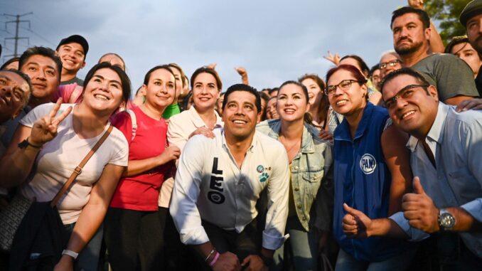 Encabeza Leo Montañez cierre de Campaña de los distritos 15, 16 y 18 en el oriente de la Ciudad