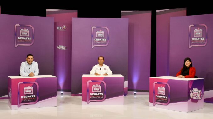 Candidaturas por la alcaldía de Calvillo contrastan propuestas en debate