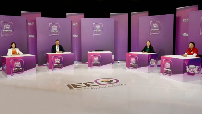 Candidaturas a Diputación Local del Distrito 5 presentan propuestas en debate electoral