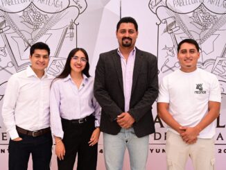Ayuntamiento de Pabellón de Arteaga reconoce a universitarios que obtuvieron la Beca Gigantes x el Mundo, Jóvenes de Clase Mundial