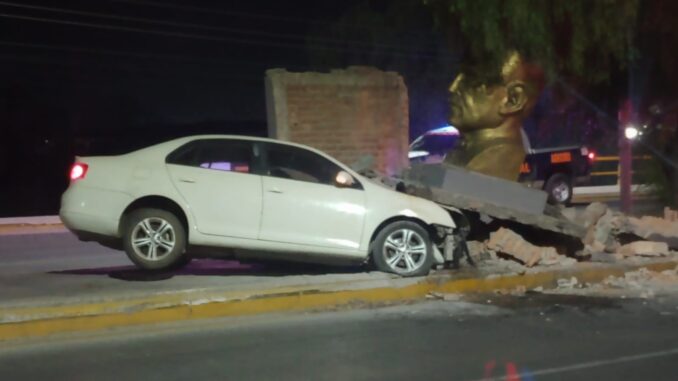 Policías Viales de Aguascalientes atendieron en las primeras horas un accidente que se registró sobre Bulevar Adolfo Ruiz Cortines