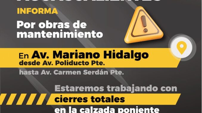 ⚠AVISO VIAL🚧👷🏻‍♂