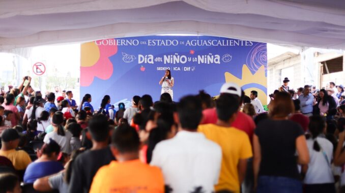 Gobernadora Tere Jiménez seguirá trabajando por el bienestar de niñas y niños