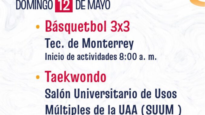 Universiada 2024 en Aguascalientes!