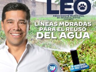 Impulsará Leo Montañez la construcción de más líneas moradas para el reúso de agua tratada en el mantenimiento de áreas verdes