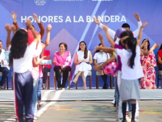 Visita Gobernadora Tere Jiménez la Primaria "Pablo Latapí Sarre" en el fraccionamiento La Ribera