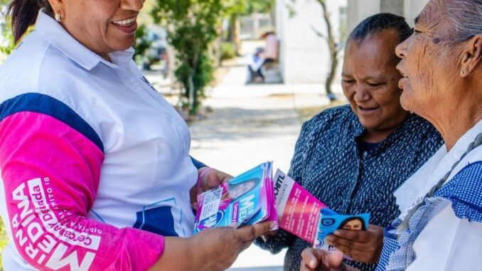 Mirna Medina propone incrementar las rutas de camión en el distrito 18