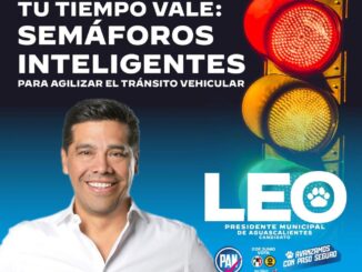 Tu tiempo vale, instalaremos semáforos inteligentes para agilizar el tránsito vehicular: Leo Montañez