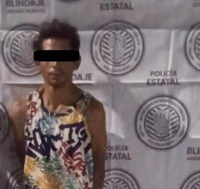 Persona detenida por posesión de droga