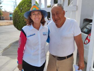 Bety Montoya comprometida con las y los Abuelitos de San Pancho y Jesús María