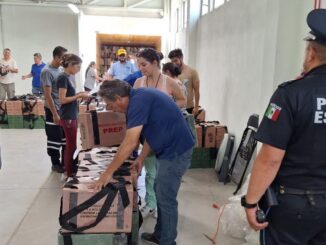 Policía Estatal apoya con resguardo en traslado de paquetería electoral