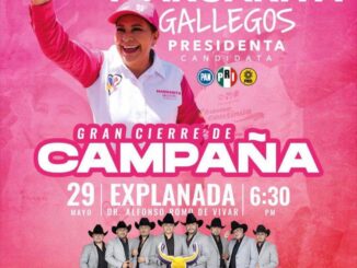 Invita Margarita Gallegos a su Cierre de Campaña