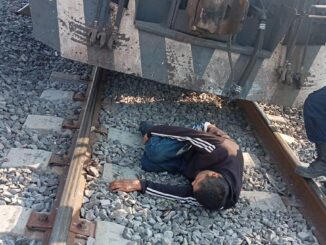 Se atiende reporte de persona lesionada por caída del tren