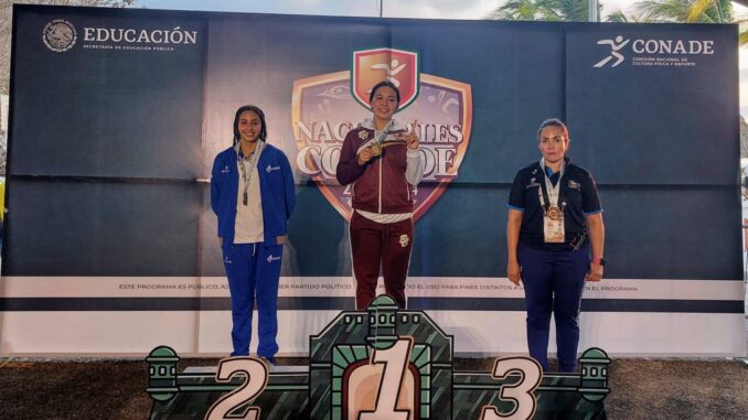 Aguascalientes gana 7 Medallas en Gimnasia de Trampolín, Natación de Aguas abiertas y Ciclismo de Ruta en los Juegos Nacionales CONADE 2024