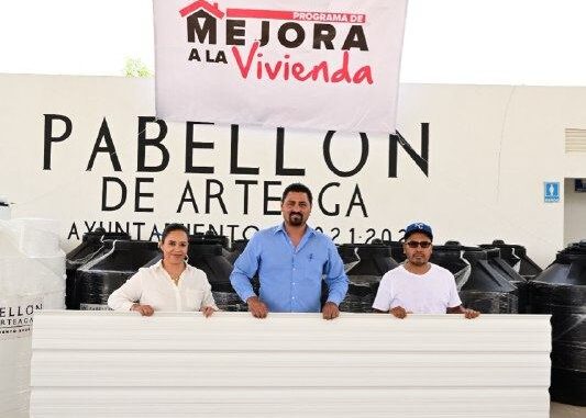 Beneficia Ayuntamiento de Pabellón de Arteaga con apoyos del Programa Mejora la Vivienda 2024