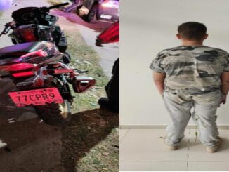 Policías Municipales de Aguascalientes detienen a una persona por conducir una motocicleta con reporte de robo