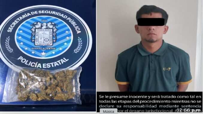 Detienen a una persona por posesión de droga