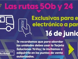 A partir del próximo domingo las Rutas 24 y 50 aceptarán únicamente pago electrónico