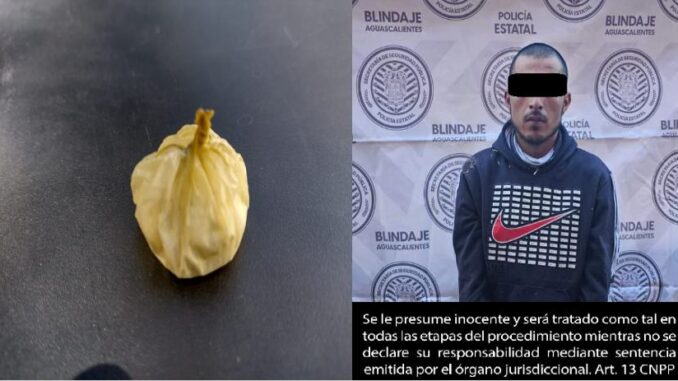 Detienen a una persona por posesión de droga