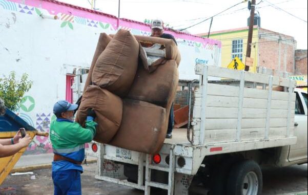 Municipio de Aguascalientes reitera el llamado ciudadano a solicitar el servicio gratuito de recolección de muebles a domicilio