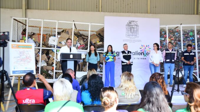 Presenta Municipio de Aguascalientes resultados del programa "Lunes, día de basura que no es basura"