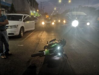 Policías Viales de Aguascalientes atendieron el reporte de accidente que se registró sobre Avenida Constitución