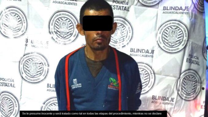 Un presunto ladrón originario del Estado de Jalisco fue detenido