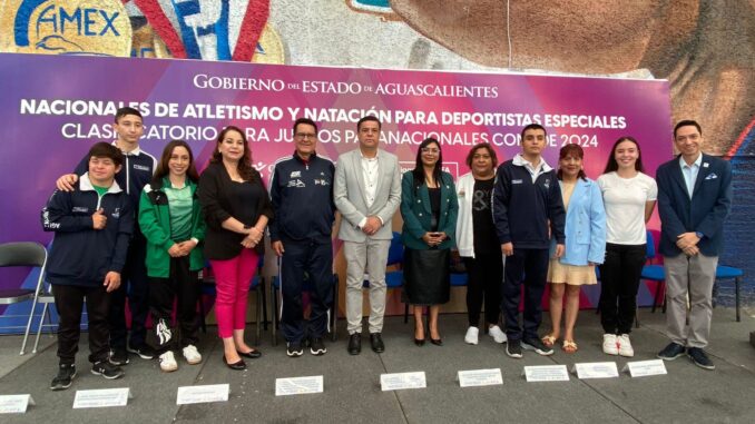 Inician las Competencias de las Copas Nacionales de Atletismo y Natación de Deporte Adaptado en Aguascalientes