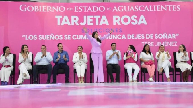 Con la Tarjeta Rosa apoyamos a las Mujeres que trabajan a favor de su comunidad: Tere Jiménez