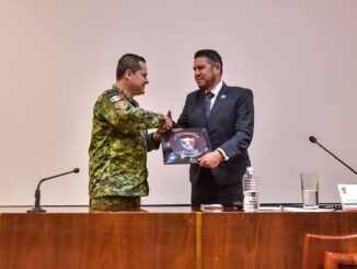 Ante Mandos del Ejército, Armada y Fuerza Aérea, el Secretario de Seguridad Pública presentó el "Blindaje Aguascalientes"