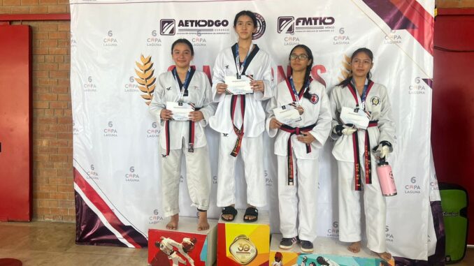 Aguascalientes brilla en la Copa Laguna 2024 con cinco Medallas en Taekwondo