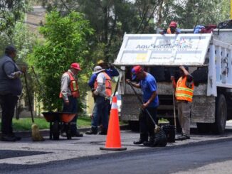 Ante contingencia por lluvias, refuerza Municipio de Aguascalientes rehabilitación de vialidades