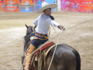 LA VICTORIA Y SALVADOR MUÑOZ “ORO” ANIMAN LAS ACTIVIDADES DEL LUNES EN AGUASCALIENTES  Ambos equipos ganaron sus respectivas eliminatorias y se instalan en zona de final Infantil “B”  Rancho El Pitayo continúa en el liderato general de la categoría con su marca de 350 unidades  Aumentan las emociones de las competencias que se desarrollan en la Arena San Marcos Mejoraron las emociones la tarde de este lunes en el XXXI Campeonato Nacional Infantil, Juvenil y de Escaramuzas Aguascalientes 2024 “La Catrina”, pues en competencias consecutivas, tanto La Victoria de Guanajuato como Salvador Muñoz “Oro” de Aguascalientes rebasaron las tres centenas y están en zona de final de la categoría Infantil “B”. Estos equipos se llevaron importantes triunfos y dieron la nota en las charreadas vespertinas, celebradas en la Arena San Marcos de la capital hidrocálida, aunque a cierta distancia del superlíder de este sector, Rancho El Pitayo de Querétaro, con 350 buenos. FEDERACIÓN MEXICANA DE CHARRERÍA, A.C. #CharreríaOrgulloDeMéxico #90AniversarioFMCH #Charrosdesde1933 Consejo Directivo Nacional 2020-2024 XXXI Campeonato Nacional Infantil, Juvenil y de Escaramuzas Aguascalientes 2024 “La Catrina” BOLETÍN INFORMATIVO Nº 19 Pág. 2 Primero, Salvador Muñoz “Oro” le dio una alegría a la afición de Aguascalientes al obtener una emocionante victoria con 307 unidades, ganando con holgura su eliminatoria en la que los Toros Bravos de Jesús María anotaron 145 y 41 finales del Herradero de San José, ambas escuadras también hidrocálidas. Pero más tarde, La Victoria de Guanajuato llevó a imponer condiciones y escaló hasta el segundo peldaño del sector, con 326 unidades, metiéndose de lleno a la pelea por un sitio en la final de equipos; Rancho El Alazán de Sinaloa alcanzó con 169 buenos, y 112 finales del Señor de La Ascensión, escuadrón de Jalisco. La etapa eliminatoria de la categoría Infantil “B”, tanto en cuanto a equipos como a la especialidad de los charros completos, continuará los días martes 30 y miércoles 31 de julio, con otras ocho competencias de ambas modalidades todavía por celebrarse, por lo que nada está escrito todavía. Resumen de las escaramuzas En las acciones vespertinas de esta jornada de lunes, en cuanto a la rama Femenil, las Peribanas de Michoacán tuvieron el mejor numerario al participar en la categoría Infantil “B”, contabilizando 216.00 unidades. Su punta fue ejecutada por María Leonor Limón Zepeda, rayando 16.90 metros en tres tiempos, para anotaron sus primeros 10 tantos, más 296 de la suma base de sus doce FEDERACIÓN MEXICANA DE CHARRERÍA, A.C. #CharreríaOrgulloDeMéxico #90AniversarioFMCH #Charrosdesde1933 Consejo Directivo Nacional 2020-2024 XXXI Campeonato Nacional Infantil, Juvenil y de Escaramuzas Aguascalientes 2024 “La Catrina” BOLETÍN INFORMATIVO Nº 19 Pág. 3 ejercicios, de los cuales también agregaron 32 adicionales, a cambio de 122 infracciones. Su capitana es Itzayana López Oseguera, y junto a ella actuaron Tamara Mora Barajas, Camila Valeria López Soto, Valeria Sofía Valencia Manzo, Lucero Rubí Ríos Contreras, Sofía Mendoza Escalera y Areli Galilea Barajas Román, federadas con los Charros de Peribán. Por la división Infantil “A”, La Providencia de Aguascalientes totalizó un promedio de 211.00 puntos, que su propia capitana, Jimena Gallo Herrera, abrió con 11 del movimiento de punta, teniendo una rutina con 256 de la suma base y seis adicionales, pero con 62 infracciones en sus evoluciones. Sus integrantes son las pequeñas María Ángela y Lucianna Valetina Arias Díaz, Romina González Martínez, Cecilia Yatziry Jáuregui López, Ana Lucía González Martínez, María José Arroyo Cervantes y Sarah García Hernández, federadas quienes actuaron con la música La Morena. En este mismo sector Infantil “A” actuó Rancho La Esperanza de Guanajuato, el cual acabó con una marca oficial de 205.00 puntos; de ellos, fueron los consabidos 256 de la suma base de su rutina, y seis adicionales conforme a la categoría, sin adicionales de la punta y con 57 de penalización. Ellas integran la asociación Regionales de Guanajuato, proceden del municipio de Manuel Doblado, en el suroeste de la entidad guanajuatense, comandadas por su capitana, la señorita Ana Victoria Álvarez Preciado, y sus compañeritas las amazonas Ana Camila FEDERACIÓN MEXICANA DE CHARRERÍA, A.C. #CharreríaOrgulloDeMéxico #90AniversarioFMCH #Charrosdesde1933 Consejo Directivo Nacional 2020-2024 XXXI Campeonato Nacional Infantil, Juvenil y de Escaramuzas Aguascalientes 2024 “La Catrina” BOLETÍN INFORMATIVO Nº 19 Pág. 4 Maciel López, Itzel Ramírez Rizo, Juliana Ríos Barajas, Marely y Emily Ayala Mendoza, así como Alexa Álvarez Pérez y Ana Carolina Álvarez Preciado. Finalmente, en la categoría Dientes de Leche vieron actividad las pequeñas Peribanas de Michoacán, las cuales consiguieron 86.00 puntos de promedio oficial. La pequeña Alejandra Mejía Alcántar fue la encargada de presentar el movimiento de punta, obteniendo nueve unidades, y su rutina aseguró 118 de la suma base de sus seis ejercicios, sin adicionales y contando 41 infracciones. Así como sus compañeras de Infantil “B”, forman parte de los Charros de Peribán de Ramos, compitieron con la música del Toro Pinto, siendo completada su alineación con las pequeñitas Valentina Rodríguez Sandoval, María Pérez Álvarez, Karla Lineth y Alexa Naomi González Capiz, Kenia Paulette Valencia Monzo y Emily Sandoval Morales. Vital triunfo guanajuatense La Victoria de Guanajuato ganó su competencia con 326 unidades y es sublíder de la eliminatoria; José Juan Zermeño Jordon presentó cala de 33 puntos, José Pablo Muñoz Reynoso cuajó los dos primeros piales con 18 cada uno para 36 totales, y en las colas el equipo sumó 73 buenos: 24 por Jesús Sebastián Rangel Caballero, 29 por Santiago Alcalá Campos y 20 por Enrique González Campos. FEDERACIÓN MEXICANA DE CHARRERÍA, A.C. #CharreríaOrgulloDeMéxico #90AniversarioFMCH #Charrosdesde1933 Consejo Directivo Nacional 2020-2024 XXXI Campeonato Nacional Infantil, Juvenil y de Escaramuzas Aguascalientes 2024 “La Catrina” BOLETÍN INFORMATIVO Nº 19 Pág. 5 Jesús Rangel jineteó el toro y ganó 25 del águila, la terna fue validada con 42 puntos: 23 del lazo de cabeza por Juan Zermeño y 19 del pial por Santiago Alcalá, con un ahorro de un minuto en el cronómetro. Sebastián Alcalá jineteó la yegua y obtuvo 10 buenos, tres manganas a pie con 23, 22 y 22 con dos de tiempo, por cuenta de Enrique González, cubriéndose de gloria con 68 tantos; Juan Zermeño agarró otra más a caballo en su primer tiro de 23, acabando con la cala de caballo de 16 que logró Sebastián Alcalá, sellando importante victoria. Rancho El Alazán de Sinaloa arrancó con cala de 21 realizada por Manuel Rivera Ballesteros, sin fortuna en piales y 73 totales en colas: 25 por Ricardo Antonio Márquez Abdala, 29 por Haniel Nicolás Sánchez Tejeda y 19 por Manuel Rivera. En el toro de reparo, Rodolfo Arámburo Gutiérrez consiguió 21 tantos de su monta, mientras que en el lazo de cabeza Ricardo Márquez lazó al toro por la cabeza con 23 unidades, sin poder completar la terna ya que se fallaron las restantes oportunidades. Juan Pablo León Sarabia agregó 10 tantos en la yegua bruta, una mangana a pie de 21 bonos por parte de Manuel Rivera, pero el equipo cerró sin aciertos en manganas a caballo ni con paso de la muerte, para sus 169 puntos. El equipo Señor de La Ascensión de Jalisco tuvo su cala de 16 unidades ejecutada por Juan Pablo Becerra Gutiérrez, nada en piales y en colas tampoco hubo suerte. FEDERACIÓN MEXICANA DE CHARRERÍA, A.C. #CharreríaOrgulloDeMéxico #90AniversarioFMCH #Charrosdesde1933 Consejo Directivo Nacional 2020-2024 XXXI Campeonato Nacional Infantil, Juvenil y de Escaramuzas Aguascalientes 2024 “La Catrina” BOLETÍN INFORMATIVO Nº 19 Pág. 6 Sin tantos positivos en la monta de toro, la terna contó para 30 buenos: 15 del lazo de cabeza por Mario Guadalupe Sánchez Valdez y 15 del pial por Santiago Muñoz Ruiz. Juan Becerra montó a la cuaca y ganó 10 puntos, Rodrigo Santos Sánchez agarró las dos primera manganas con 20 tantos cada una, para sumar 42 bonos, y en las manganas a caballo sólo hubo suerte en la primera oportunidad, con 18, por parte de Miguel Meza Velarde, Santiago Muñoz ejecutó paso de 10, al hacerlo a yegua parada, para concluir con 112 puntos. En pie de guerra Salvador Muñoz “Oro” Salvador Muñoz “Oro” de Aguascalientes inició la competencia con la suerte del silencio por parte de Santiago Hurtado Muñoz con 34 de calificación, no hubo suerte en el pialadero y en las colas sumaron 64 unidades: 11 de Jesús Emiliano Medina Esquivel, 33 por Santiago Hurtado Muñoz y 20 por José Alfredo Gallo Herrera. Justin Juan Padilla López montó el novillo y tras buenos reparos cosechó 26 puntos, 32 totales en la terna: 25 del cabecero por Alonso Salvador Muñoz Gutiérrez y siete del pial por Josué Manuel Macias Reyes. Juan Padilla se subió a la yegua y obtuvo 20 unidades, dos manganas a pie, de 25 cada una, para 53 buenos por parte de Josué Macías y dos manganas más a caballo, de 22 y 29, por Alonso Muñoz para 54 y, en las postrimerías de la competencia, Santiago FEDERACIÓN MEXICANA DE CHARRERÍA, A.C. #CharreríaOrgulloDeMéxico #90AniversarioFMCH #Charrosdesde1933 Consejo Directivo Nacional 2020-2024 XXXI Campeonato Nacional Infantil, Juvenil y de Escaramuzas Aguascalientes 2024 “La Catrina” BOLETÍN INFORMATIVO Nº 19 Pág. 7 Hurtado aseguró el paso de la muerte para 24, concluyendo con 307 puntos, y ello está siendo suficiente para colocarse en zona de final. Los Toros Bravos de Jesús María, Aguascalientes, comenzaron sin cala, pero volvieron a la buena senda con un pial de 23 que acertó Pedro Antonio de León Pérez y en colas cumplió solamente Jesús Herrera Ramón con 15 buenos. Sebastián Díaz Castorena jineteó el toro para 24 puntos, la terna fue validada con 35 puntos: 19 fueron del lazo de cabeza por Fernando Daniel Vargas Chávez y el pial le contó para 16 a Jesús Herrera Ramón. Emiliano Soriano Ortega generó jineteada de yegua de 19 unidades, y sólo se ganó una mangana a pie, de 24 puntos, por Pedro de León, y Jesús Herrera finalizó con paso de 23 tantos, para cerrar su hoja con 145 puntos. El Herradero de San José de Aguascalientes tuvo 14 tantos en colas por parte de Leopoldo Xavier Haro García y cinco más de Joseph Santiago Pérez Honorato, monta de toro de Juan Ángel Lemus Hernández, lazo cabecero de Leopoldo Xavier Haro y 17 de la jineteada de yegua del propio Ángel Lemus, concluyendo con 41 puntos. Transmisión en vivo y venta de boletos en línea FEDERACIÓN MEXICANA DE CHARRERÍA, A.C. #CharreríaOrgulloDeMéxico #90AniversarioFMCH #Charrosdesde1933 Consejo Directivo Nacional 2020-2024 XXXI Campeonato Nacional Infantil, Juvenil y de Escaramuzas Aguascalientes 2024 “La Catrina” BOLETÍN INFORMATIVO Nº 19 Pág. 8 Las acciones de este Campeonato Nacional Charro Infantil, Juvenil y de Escaramuzas Aguascalientes 2024 se transmiten en vivo de forma gratuita a través de los canales oficiales de la Federación Mexicana de Charrería, tanto en la red social Facebook ( https://facebook.com/fmcharreria/ ) como en la plataforma de YouTube ( https://www.youtube.com/@FederacionMexicanadeCharreria ). El público en general puede adquirir las entradas en línea en la página web de Más Boletos ( https://www.masboletos.com.mx/index.php?p=1&idevento=%2BAxaylhHKBE9s72BHaX NbJum2HndOI7%2BrX2E6ifx38Y%3D ). Todo lo recaudado en taquilla será destinado a beneficio del Sistema DIF estatal de Aguascalientes.