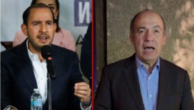 Felipe Calderón y Marko Cortés se culpan de 'la caída' del PAN